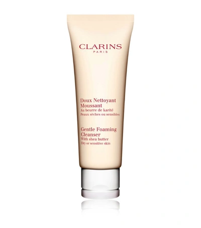 Clarins Gentle Foaming Cleanser For Dry/sensitive Skin (125ml) In White