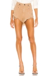 Retroféte X Revolve Tessa Shorts In Camel