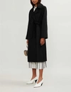 Max Mara Ladies Black Elegant Manuela Classic Wrap Coat