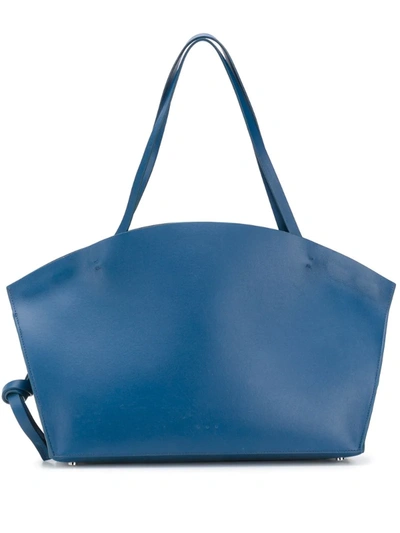 Aesther Ekme The Beach Cabas Knot Detail Tote Bag In Blue