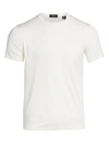 Theory Men's Claey Plaito Regular-fit Cotton Tee In Ivory