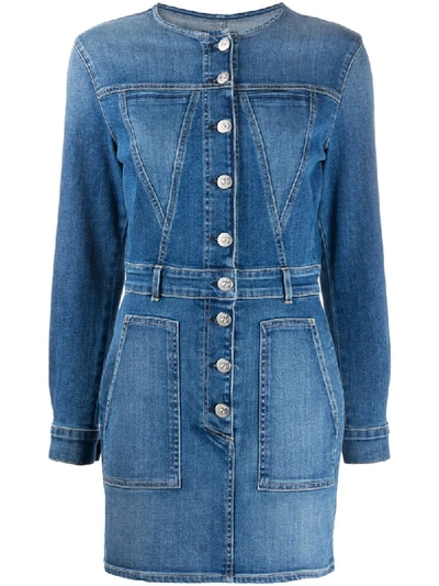 3x1 Jun Button-through Denim Mini Dress In June