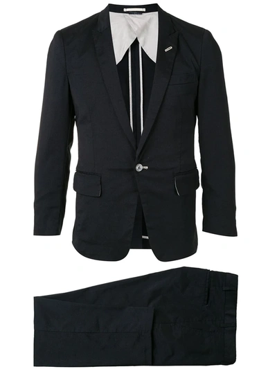 Pre-owned Comme Des Garçons Slim-fit Two-piece Suit In Blue