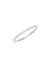 Saks Fifth Avenue Diamond And 14k White Gold Band Ring