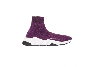 Pre-owned Balenciaga Speed Purple Lurex (women's) | ModeSens