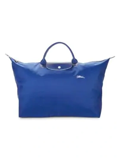 Longchamp Le Pliage Club Foldable Nylon Travel Bag In Light Pink