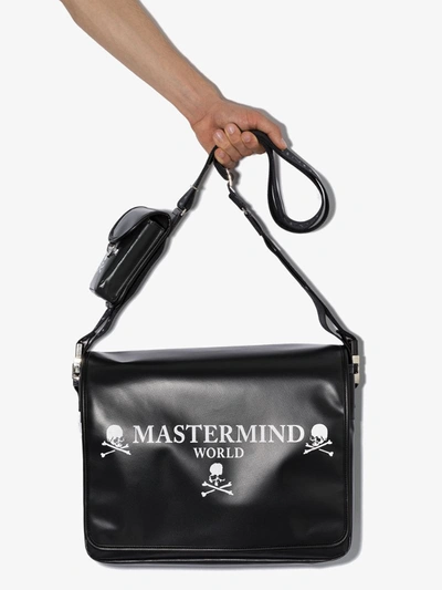 Mastermind Japan Logo-print Messenger Bag In Black
