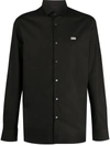 Philipp Plein Gothic Platinum-cut Shirt In Black