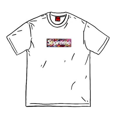 Supreme Takashi Murakami COVID-19 Relief Box Logo Short Sleeve Tee - W –  Fan Cave