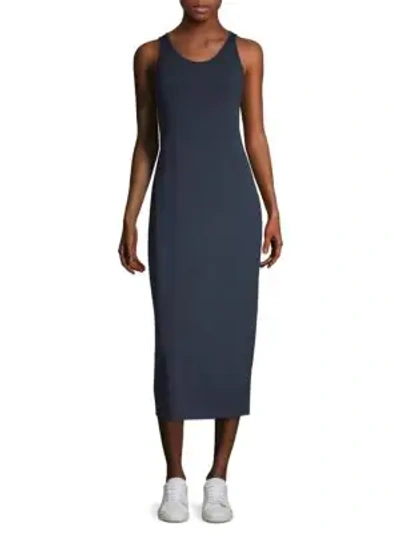 Eileen Fisher Women's Jersey Midi Dress In Midnight
