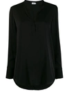 Filippa K Oversized Long-sleeve Blouse In Black