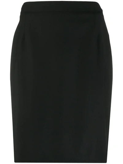 Filippa K Slim-fit Pencil Skirt In Black