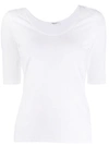 Filippa K Short-sleeve Fitted T-shirt In White