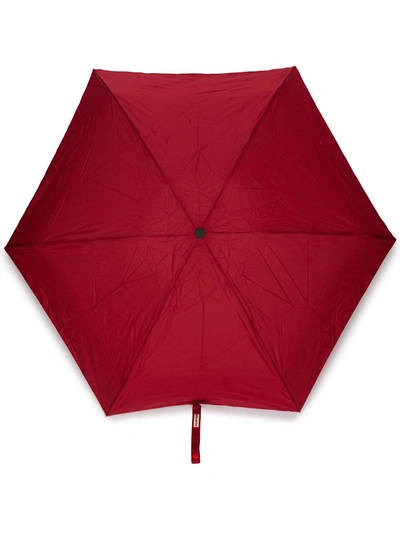 Hunter Mini Compact Umbrella In Red