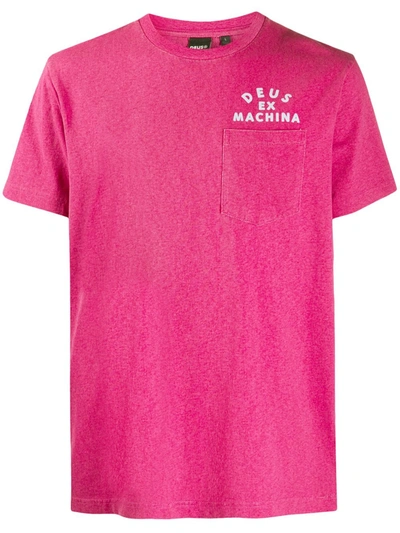 Deus Ex Machina Roller Tokyo Address T-shirt In Pink