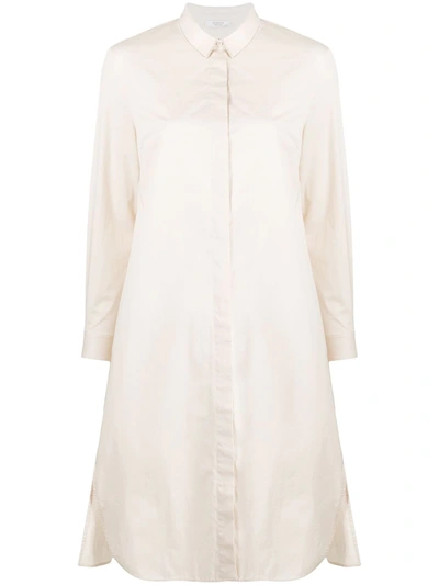 Peserico Mid-length Shirt Dress In White