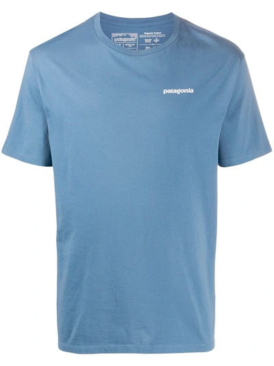 Patagonia P-6 Logo T-shirt In Blue