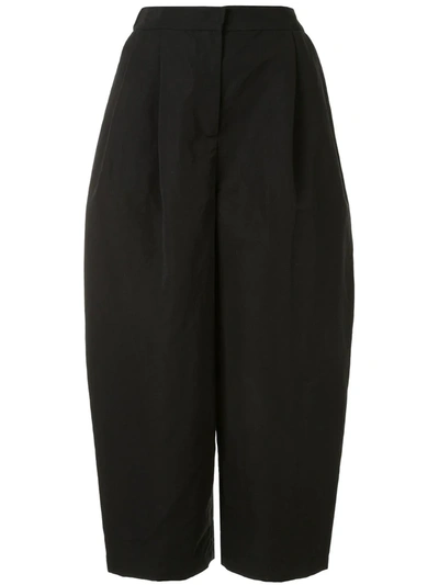 Dušan Egg Cropped Trousers In Black