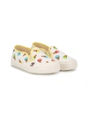 Pèpè Kids' Ice Cream Low-top Sneakers In White