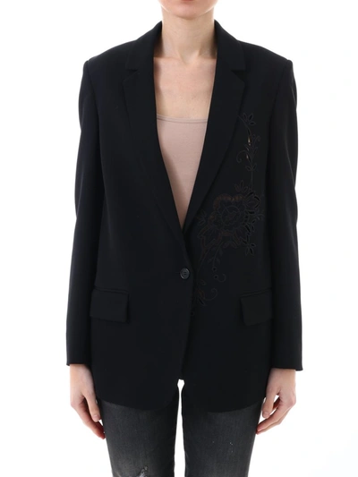 Stella Mccartney Single Buttoned Blazer In Black