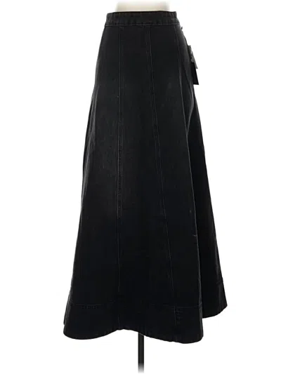 1.state Denim Skirt In Black