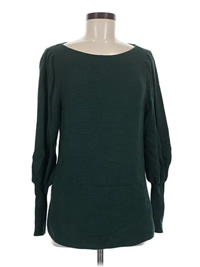 Pre-owned 1.state Pullover Sweater In Green