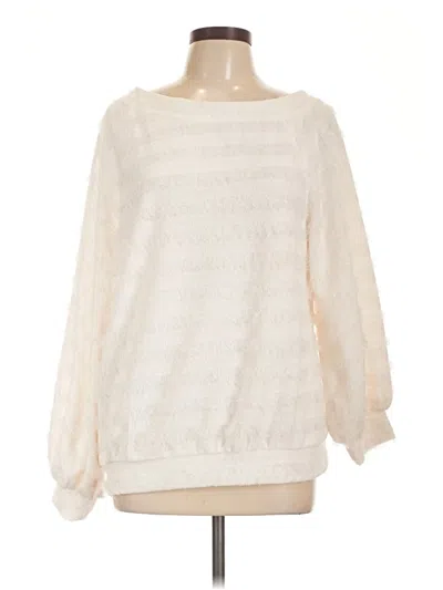 Pre-owned 1.state Pullover Sweater In Ivory