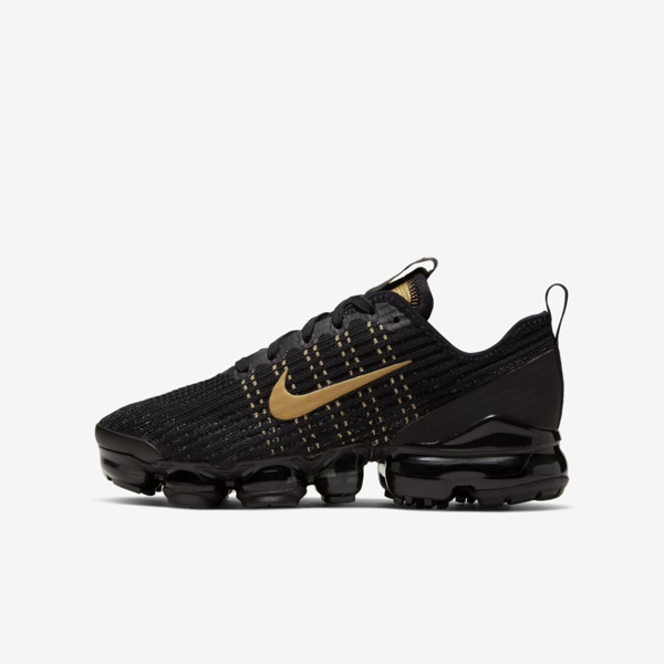 vapormax flyknit gold and black