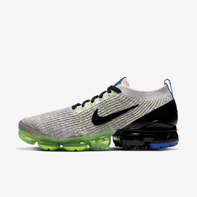 Nike Men's Air Vapormax Flyknit 3 Running Sneakers From Finish Line In Grey