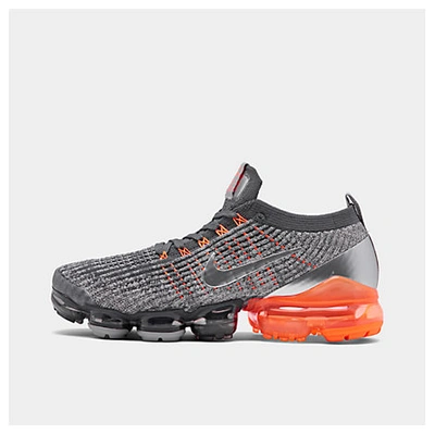 Nike Men's Air Vapormax Flyknit 3 Running Sneakers From Finish Line In Grey