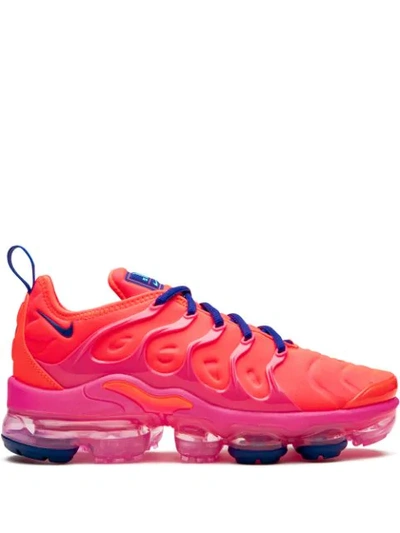 Nike Women's Air Vapormax Plus Running Trainers From Finish Line In Bright Crimson,court Purple,aurora Green,pink Blast