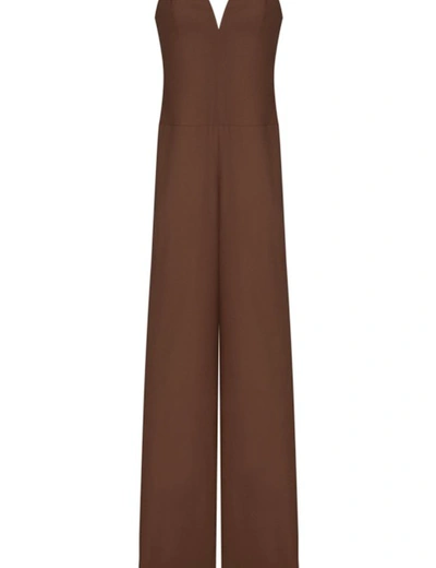 Olenich O-ss20-58 Jumpsuit In Carob