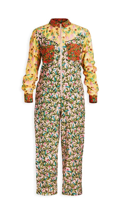 Farm Rio Printed Jumpsuit In Multi