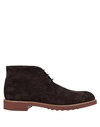 Tod's Ankle Boots In Dark Brown