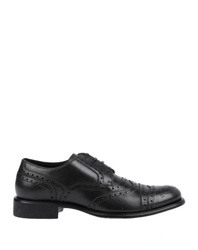 Dolce & Gabbana Lace-up Shoes In Steel Grey