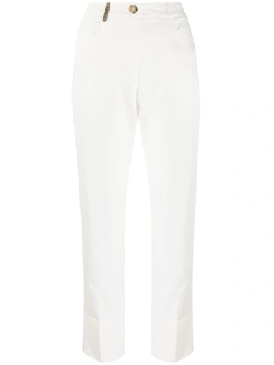 Peserico High-waisted Jeans In White