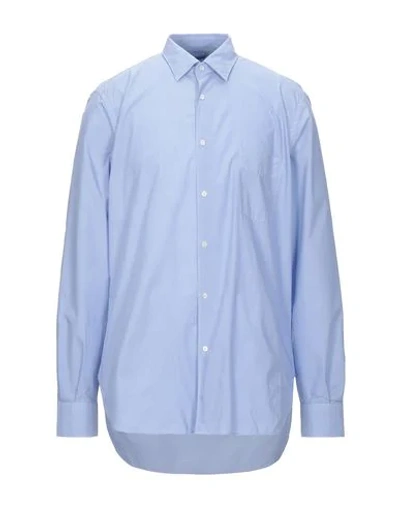 Aspesi Solid Color Shirt In Azure