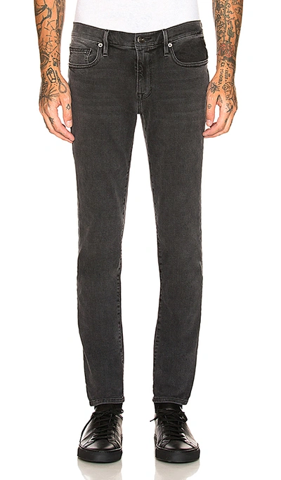 Frame Denim L'homme Skinny In Fade To Grey