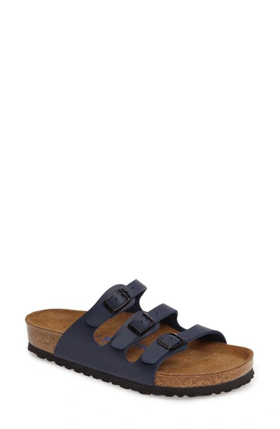Birkenstock Florida Soft Slide Sandal In Navy