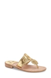 Jack Rogers Women's Jacks Flat Sandals In Gold