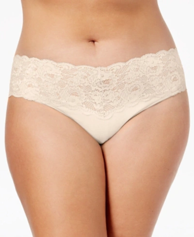 Gucci Plus Size Never Say Never Cutie Low Rise Thong Underwear Never0341p, Online Only In Blush- Nude 01