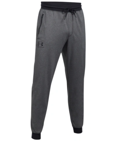 Gucci Men's Tricot Jogger Pants In Charcoal/black