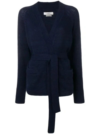 Isabel Marant Étoile Cardigan Im Wickelstil In Blue