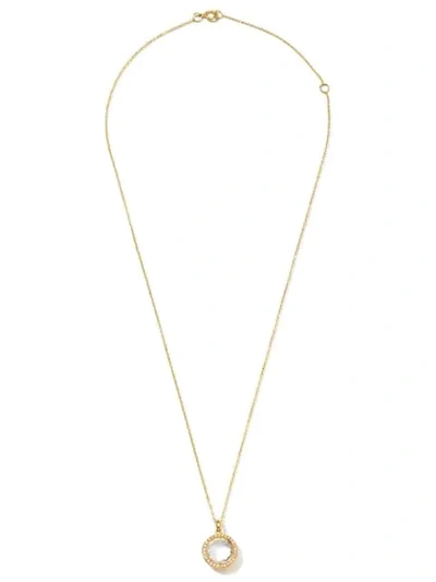 Ippolita 18kt Yellow Gold Lollipop Crystal And Diamond Small Pendant Necklace