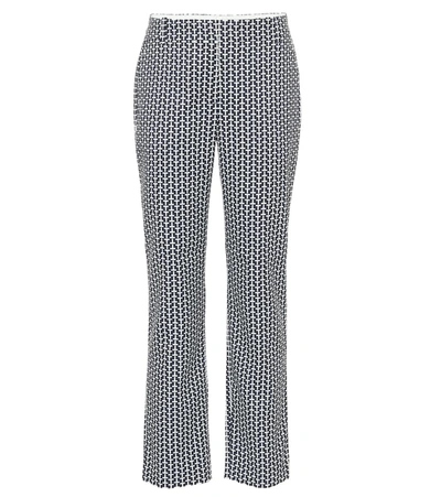 Tory Sport Printed Twill Pants In Blue