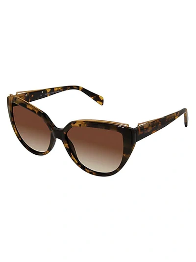 Balmain 57mm Modified Cat Eye Sunglasses