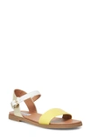 Steve Madden Dina Flat Sandals In Yellow Multi