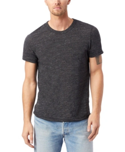 Alternative Apparel Men's Short Sleeves Go-to T-shirt In Black Sued