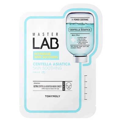 Tonymoly Master Lab Centella Asiatica Skin Soothing Sheet Mask In White