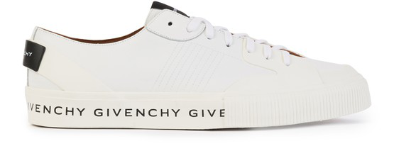 givenchy chain tennis light low sneakers in canvas